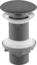 Isvea Umyvadlová výpust 5/4“, click-clack, keramická zátka, 20-70mm, antracit 38TP0162I