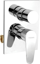 Novaservis Vanová sprchová baterie s přepínačem Titania Fresh chrom 96050R,0