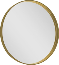 Sapho NOTION kulaté zrcadlo v rámu ø 60cm, zlato mat NT600G