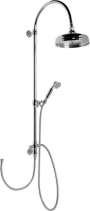 Sapho VANITY sprchový sloup k napojení na baterii, hlavová, ruční sprcha, chrom SET061