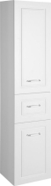 Aqualine FAVOLO vysoká skříňka košem 40x184x31cm, bílá mat FV180