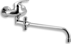 Novaservis Paneláková baterie bez příslušenství 100 mm Metalia 57 chrom 57037/1,0