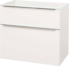 Mereo Mailo, koupelnová skříňka 81cm, bílá, chrom madlo CN511S