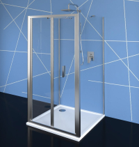 Polysan EASY třístěnný sprchový kout 800x700mm, skládací dveře, L/P varianta, čiré sklo EL1980EL3115EL3115