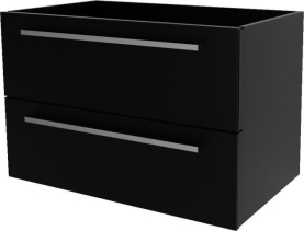 Mereo Bino, koupelnová skříňka 101 cm, Multidecor, Černá Supermat CN692SCIPM