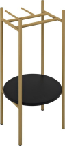 Sapho PUNO podstavec pod kulatá umyvadla 375x830x448xmm, zlato mat SKA380-5
