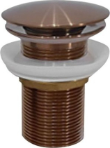 Sapho AURUM umyvadlová výpust  5/4“, click-clack, měď mat ND-AU300
