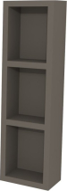 Mereo Aira, koupelnová skříňka 20 cm, horní, policová, Multidecor, Lávová šedá CN796SLAS1
