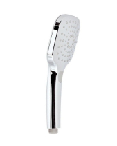 Sapho Ruční masážní sprcha s tlačítkem, 4 režimy sprchování, 100x100mm, ABS/chrom 1204-24