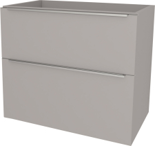 Mereo Mailo, koupelnová skříňka 61 cm, chrom madlo, Multidecor, Arktická šedá CN590SARS1