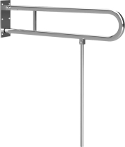 Sapho HANDICAP madlo sklopné s opěrnou nohou 813mm, nerez lesk XH523