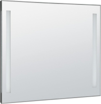 Aqualine Zrcadlo s LED osvětlením 100x80cm, kolébkový vypínač ATH7
