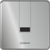Sapho Podomítkový automatický splachovač pro urinál 6V (4xAA), nerez lesk PS006