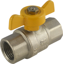 Klum Kohout kulový s motýlem, plyn, FxF, 3/4" PR25A