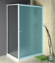 Aqualine AMADEO boční stěna 900 mm, sklo Brick BTP90