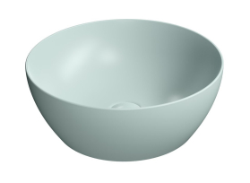 GSI PURA keramické umyvadlo na desku, průměr 42cm, ghiaccio mat 885115