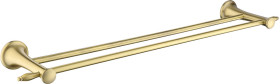 Novaservis Dvojitý držák ručníků ANTICA 600 mm, bronz AAI10BR