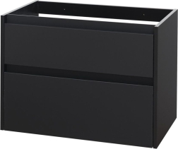 Mereo Opto, koupelnová skříňka 81 cm, černá CN941S
