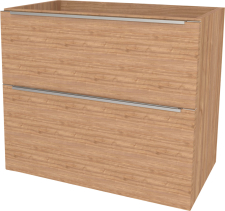 Mereo Mailo, koupelnová skříňka 61 cm, chrom madlo, Multidecor, Light Select Walnut CN590SLSW1