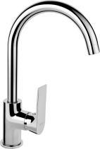 Novaservis Dřezová stojánková baterie ALGEO SQUARE chrom 82713,0
