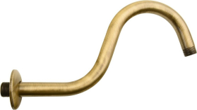 Sapho Sprchové ramínko kulaté tvar S, 300mm, bronz BR556
