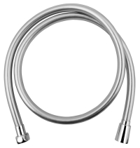 Sapho SOFTFLEX plastová sprchová hadice, 120cm, metalická stříbrná/chrom 1208-10