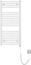 Aqualine ORBIT-E elektrické otopné těleso oblé 450x960 mm, 300 W, bílá ILEO94T