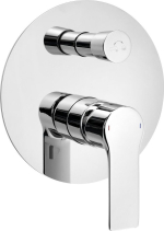 Sapho PAX podomítková sprchová baterie, 2 výstupy, chrom XA62