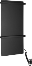Sapho ELMIS elektrický sušák ručníků 400x800 mm, 120 W, hliník, černá mat EB430