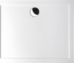 Polysan KARIA sprchová vanička z litého mramoru, obdélník 90x80cm, bílá 63511