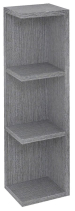 Sapho RIWA otevřená police 20x70x15 cm, levá/pravá, dub stříbrný RIW250-0011
