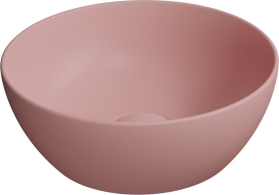 GSI PURA keramické umývátko na desku, průměr 32cm, blush mat 885424