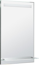 Aqualine Zrcadlo s LED osvětlením a policí 50x80cm, kolébkový vypínač ATH52
