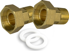 Klum Šroubení k vodoměru s těsněním - 2 ks, 1/2" CR760