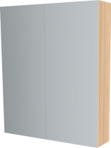 Mereo Koupelnová skříňka zrcadlová 80 cm, galerka, 2 x dvířka, Multidecor, Dub Sand Barbera CN798G82DSB1