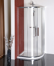 Polysan LUCIS LINE čtvrtkruhová sprchová zástěna 900x800mm, L/R DL5215