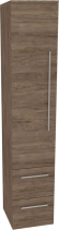 Mereo Bino, koupelnová skříňka vysoká 163 cm, levá, Multidecor, Dark Rockford Hic CN697DRH1