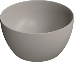 GSI PURA keramické umyvadlo na desku vysoké, průměr 42cm, tortora mat 885205