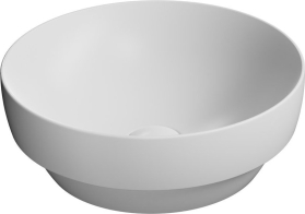 GSI PURA keramické umyvadlo na desku, průměr 40cm, bílá mat 884609