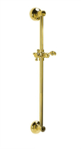 Sapho ANTEA sprchová tyč, posuvný držák, 670mm, zlato SAL0035