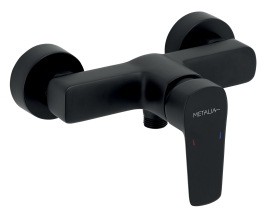 Novaservis Sprchová baterie bez příslušenství 150 mm METALIA 58, černá 58061/1,5