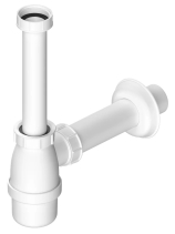 Bruckner Umyvadlový sifon 5/4", DN40, bílá 151.109.0