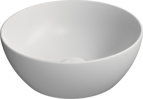 GSI PURA keramické umývátko na desku, průměr 32cm, bílá mat 885409