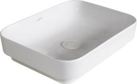 Isvea SOTT AQUA keramické umyvadlo 60x38cm, bílá 10SQ50060