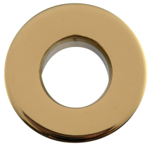 Sapho Kovová krytka přepadu umyvadla, 30 mm, zlato AR912