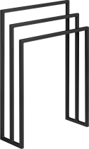 Sapho SKA stojan na ručníky 550x800x200mm, černá mat SKA303