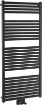 Aqualine TONDI otopné těleso rovné 600x1330 mm, středové připojení, černá mat DT486T