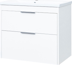 Mereo Vigo, koupelnová skříňka s keramickým umyvadlem 81 cm, bílá CN312