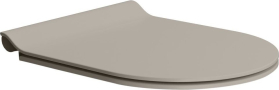 GSI PURA WC sedátko, SLIM, Soft Close, Quick Release, tortora mat/chrom MS86CSN05