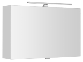 Sapho CLOE galerka s LED osvětlením 80x50x18cm, bílá CE080-0030
